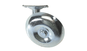 #44- 2-1/2" steel wheel with mounting bracket